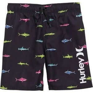 Hurley Kids Shark Print Swim Trunks Shorts Boys Size 7 NWT